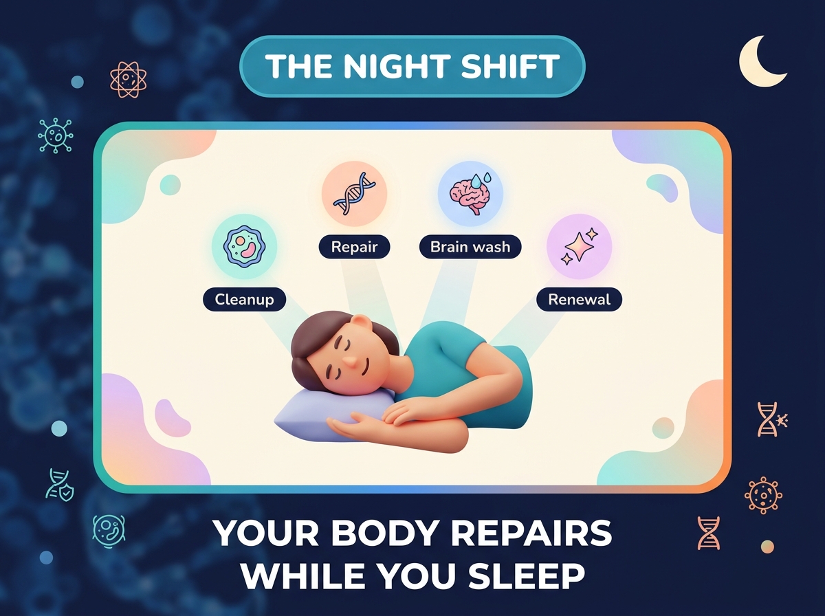What your body repairs while you sleep